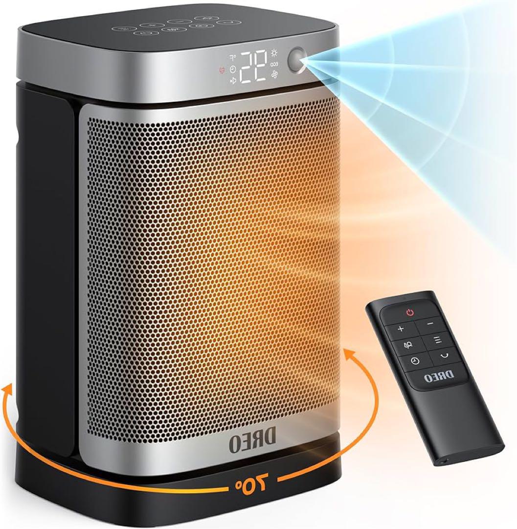 Dreo Space Heater DR-HSH004B 電気ヒーター コード式 Dreo Space Heater DR-HSH004B 電気ヒーター コード式