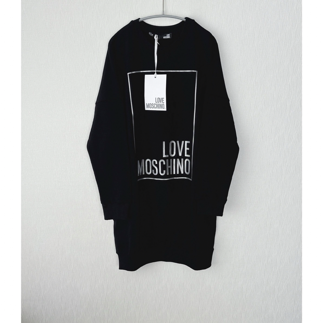 新品】MOSCHINO モスキーノ ロゴ スウェットワンピース （関税