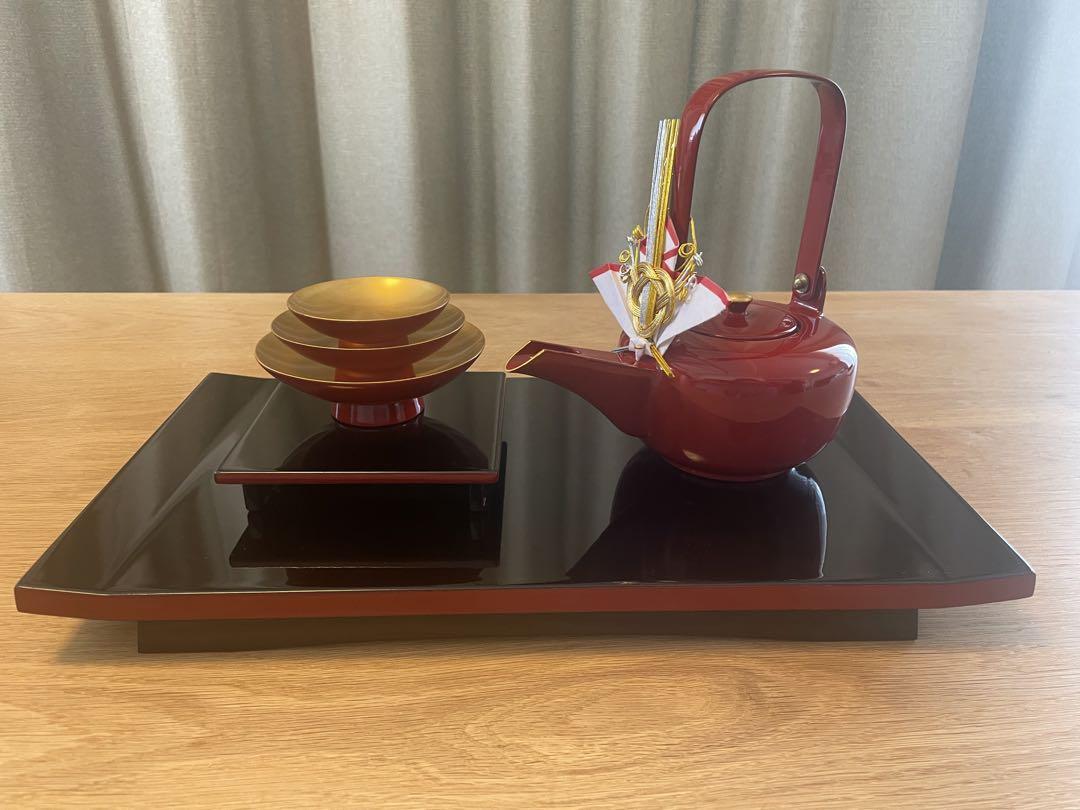 お屠蘇セット 漆塗り 西武デパート