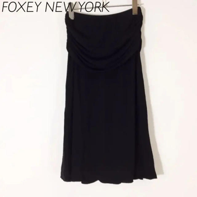 FOXEY NEWYORKフォクシーニューヨーク　 ブルースカート　40サイズ 美品 ✨ FOXEY NEW YORK フォクシー ニューヨーク スカート 40
