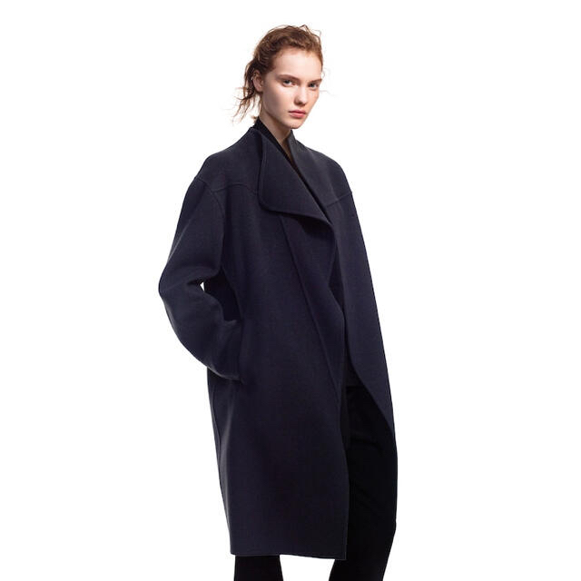 UNIQLO +J カシミアブレンドノーカラーコート （UNIQLO】本日