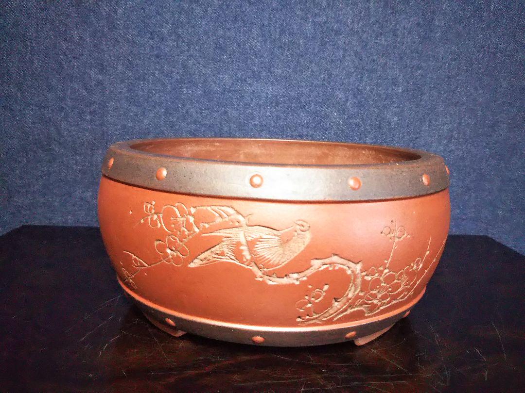 中国鉢    中国宜興    希少品  入手困難品  早い者勝ち 中国鉢 中国宜興 希少品 入手困難品 早い者勝ち（盆栽世界ウェブ