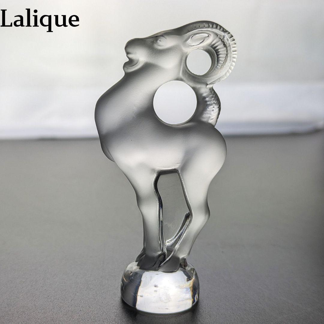 ラリック LALIQUE クリスタル 山羊 置物 オブジェ フィギュリン ラリック・LAIQUE・山羊・クリスタル・置物・オブジェ