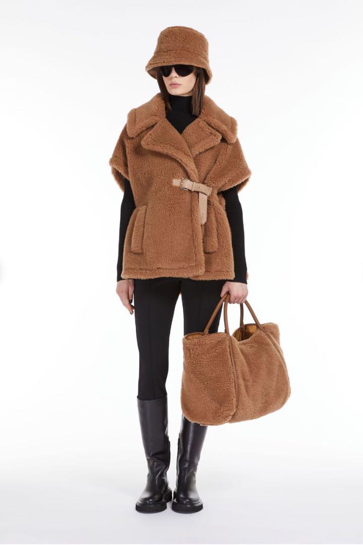 MaxMara テディベア ケープ Abavo 限定色 カシャメディオ セール】マックスマーラ Max Mara MAX MARA ケープ ABAVO