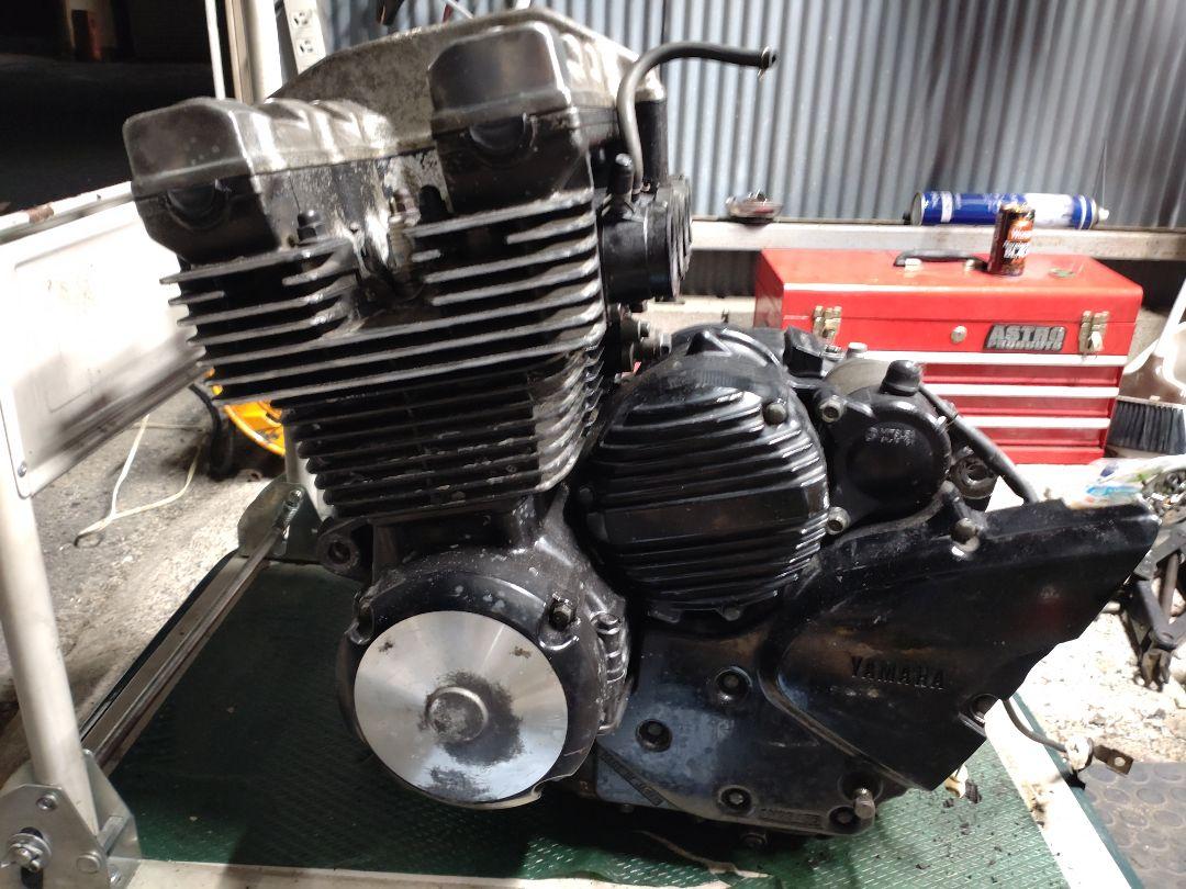XJR400 実働エンジン （ヤマハ - XJR400 4HM ペケジェーアールの