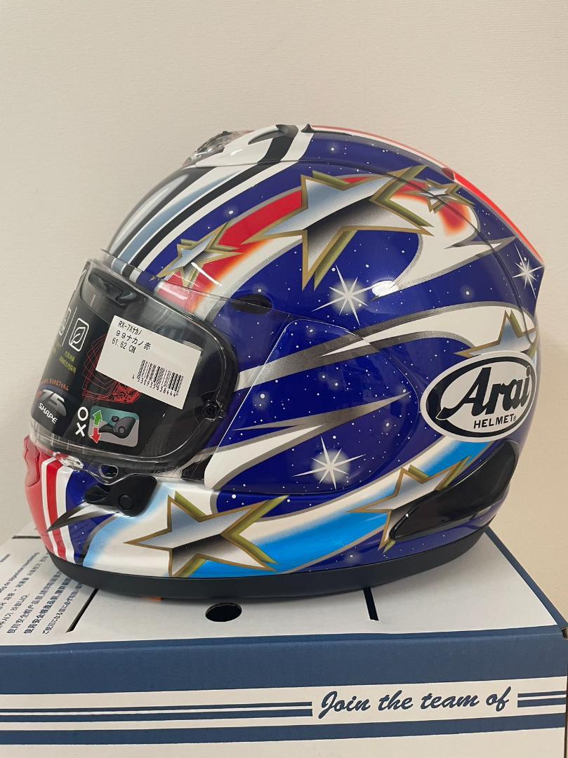 Arai×56design RX-7X Nakano Red '99ヘルメット（未使用】【S