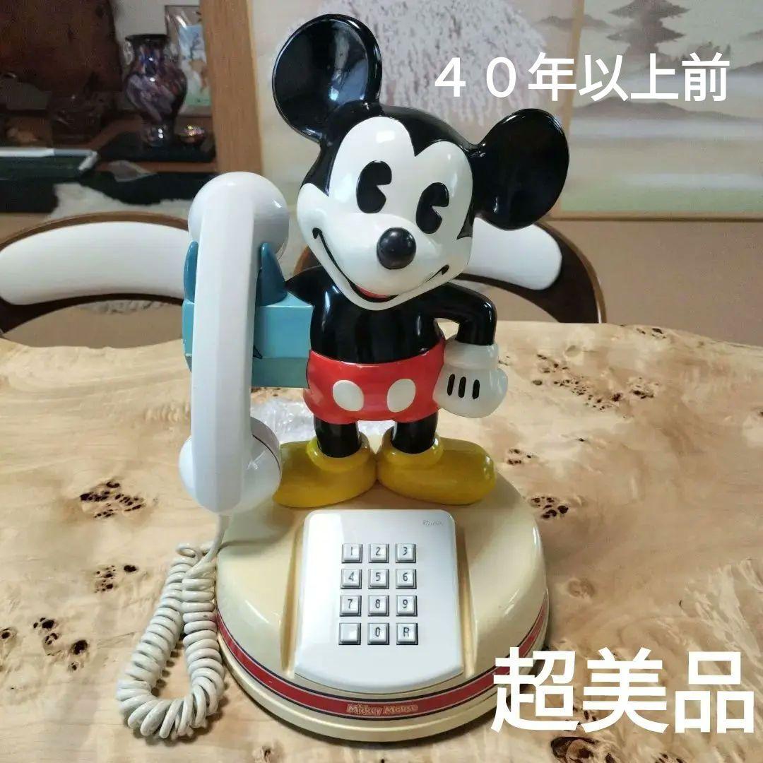 アンテーク ミッキー電話 ミッキーマウス 電話 アンティーク