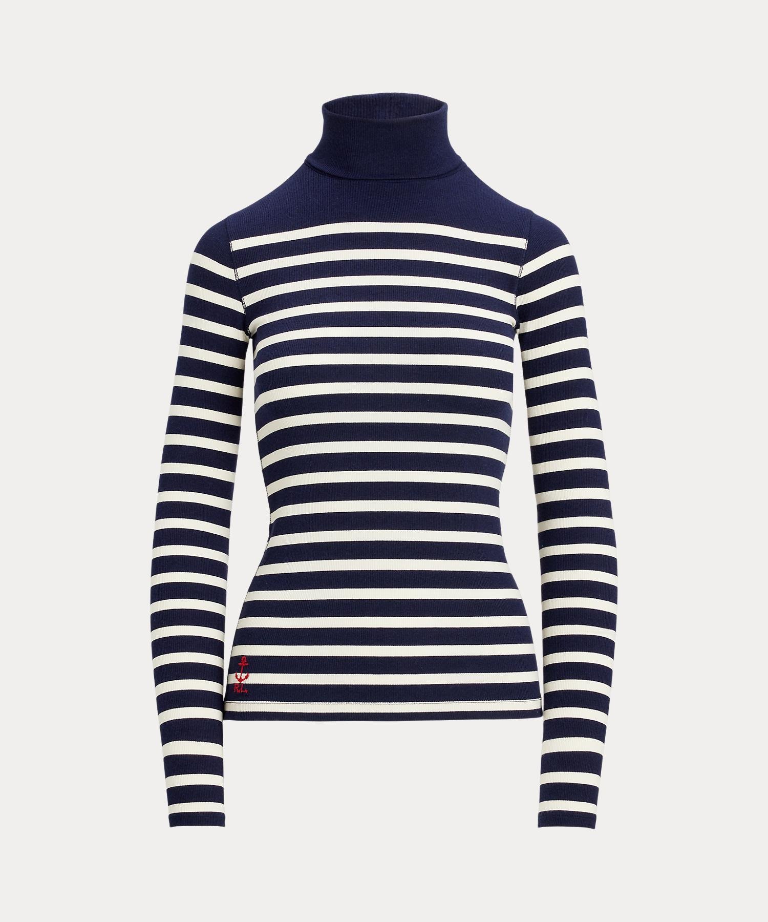 新品　RALPH LOUREN ストレッチ　リブド　タートルネック ストレッチ リブド タートルネック （ニット・セーター）｜POLO