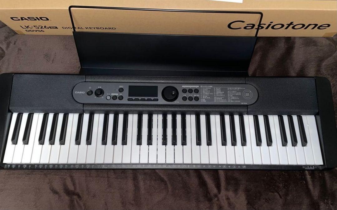 【電子ピアノ】CASIO LK526 CASIO 光ナビゲーション LK-526 キーボード 極美品 Casiotone