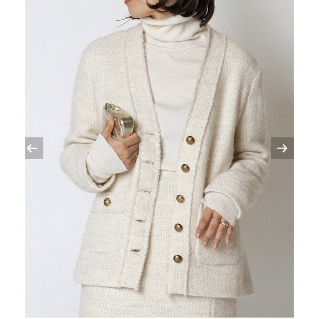 新品 MUSE de Deuxieme Classe　ツイードジャケット MUSE de Deuxieme Classe TWEED ジャケット