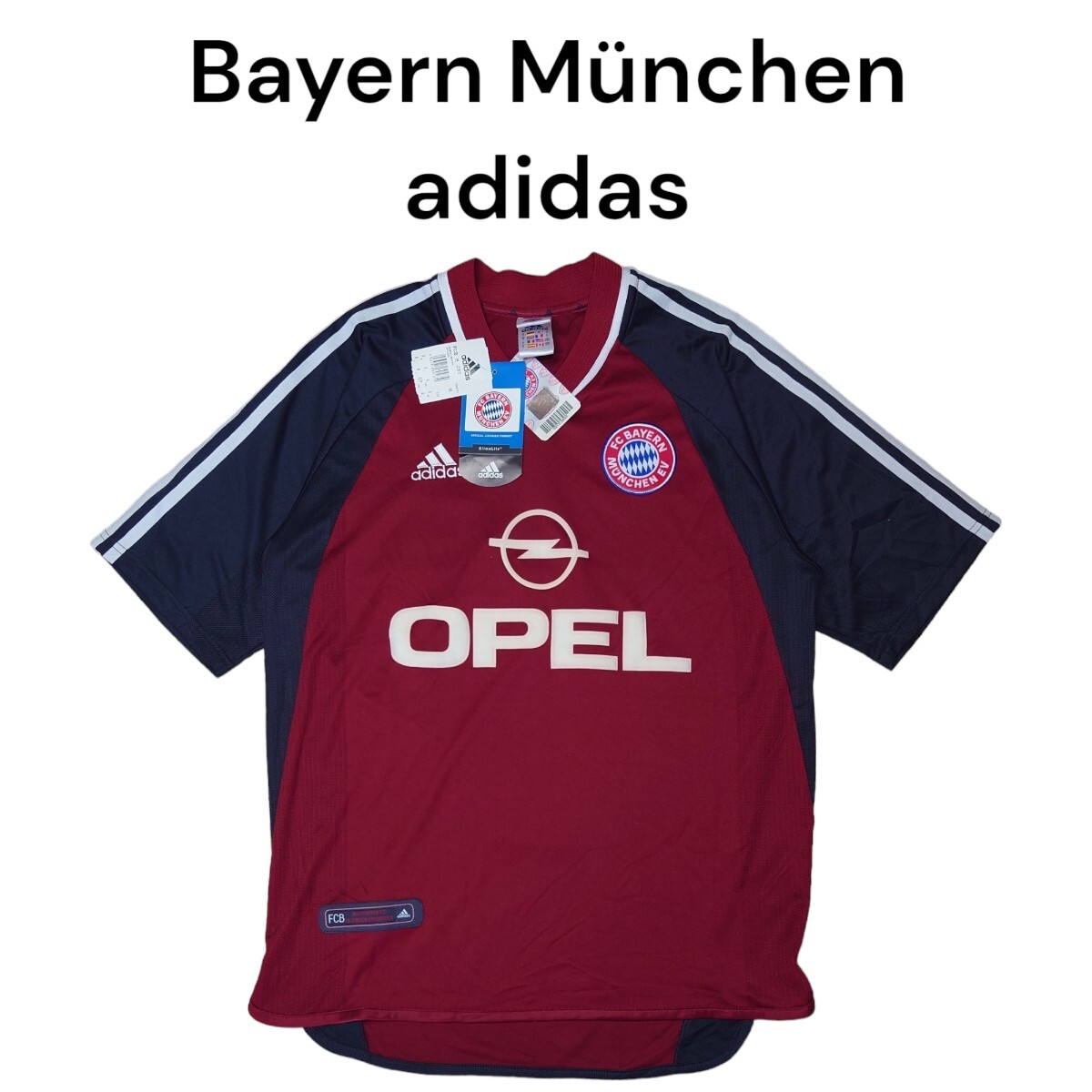 【タグ付デッドストック】バイエルン・ミュンヘン adidas 98-00 ユニ 正規品☆98-00☆バイエルンミュンヘン☆サッカーユニフォーム