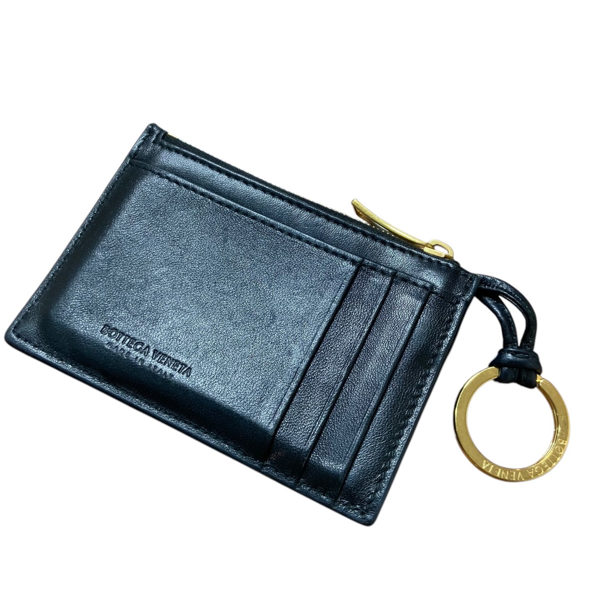 美品　bottega venetaカセット ファスナーカードケース　ボッテガ 関税負担なし☆BOTTEGA VENETA カセット ファスナーカードケース