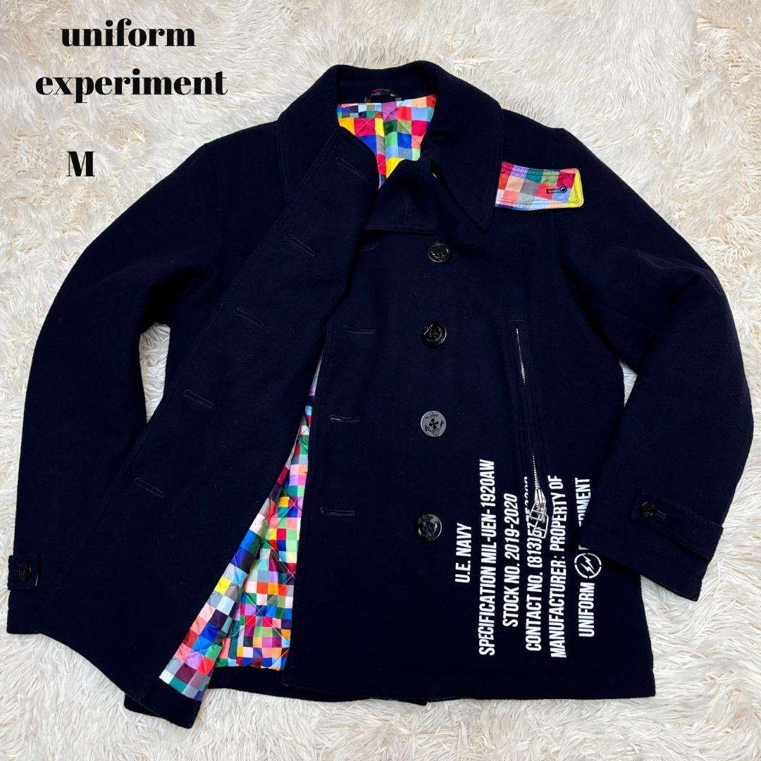 美品 uniform experiment ピーコート ネイビー サイズ2