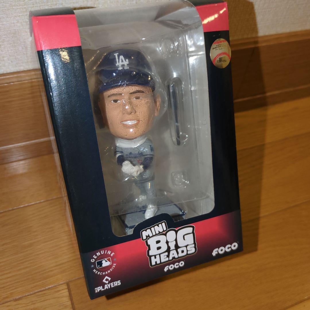 限定 大谷翔平 ミニボブルヘッド ボブルヘッド  ドジャース ビジター MLB 大谷翔平 ドジャース ミニボブルヘッド 【550個限定】50/50