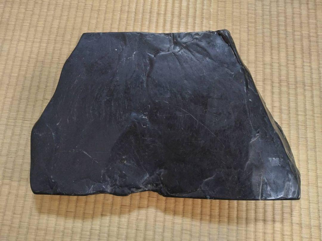 硯石板 刻材 自然石 （羅紋硯 角型 7インチ - 習字セット・習字