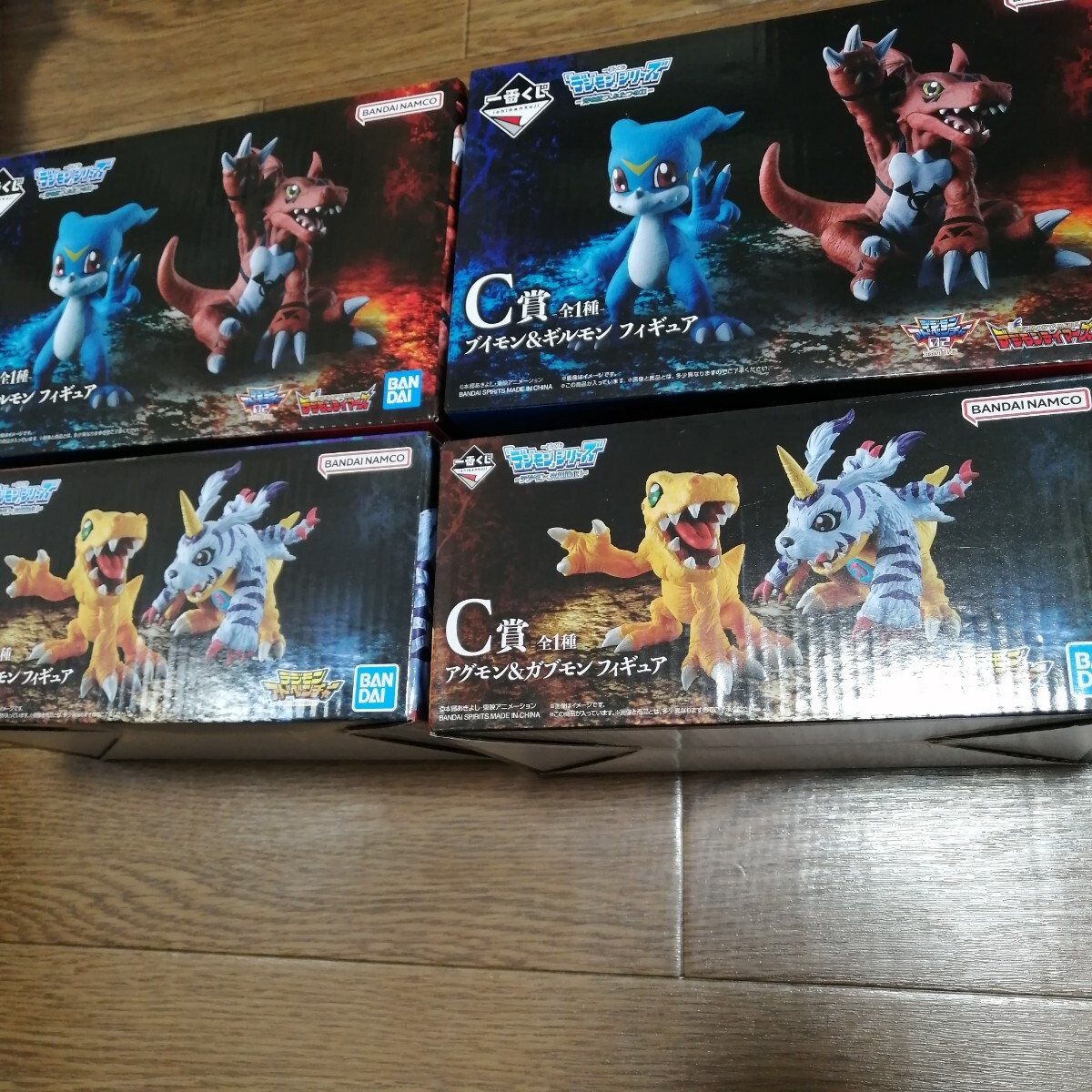 デジモン一番くじ c賞 アグモン＆ガブモン フィギュア 一番くじ 「デジモン」シリーズ -光と闇の衝突-｜一番くじ倶楽部