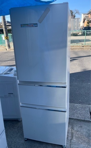 三菱 3ドア冷蔵庫 2018年製 330L MR-CX33EC 中古品（冷蔵庫 三菱