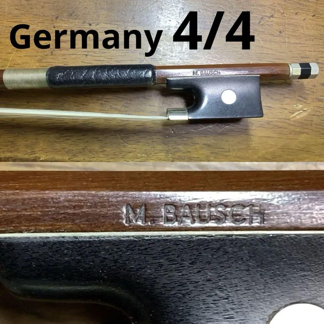 オールド　バイオリン弓　ドイツ製　フェルナンブコ　M.BAUSCH オールド バイオリン弓 ドイツ製 フェルナンブコ M.BAUSCH 公式
