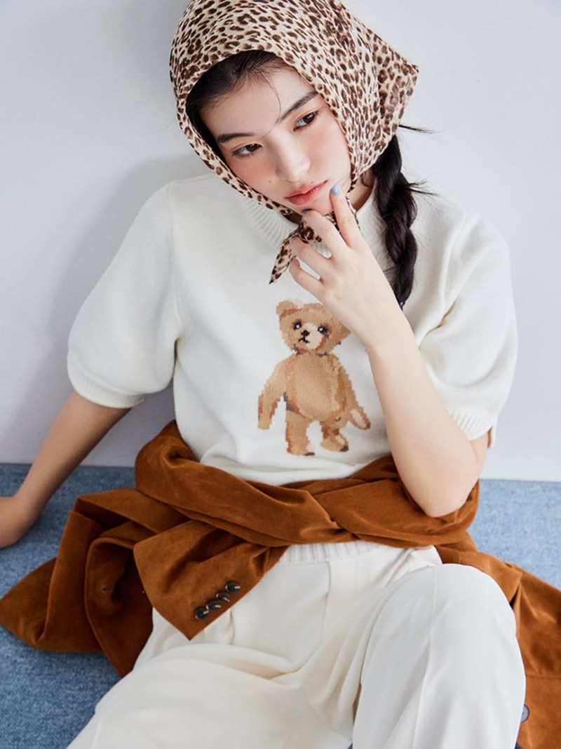 LILY BROWN リリー ブラウン Lily Bearニット イエロー WEB限定カラー】Lily Bearニット（ニット）｜LILY BROWN（リリー