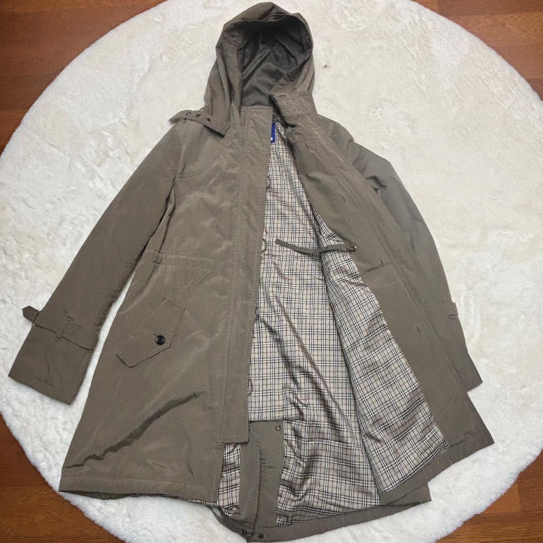 美品）Burberry モッズコート 2way ノバチェック　M　ボアライナー 美品）Burberry モッズコート 2way ノバチェック M ボアライナー