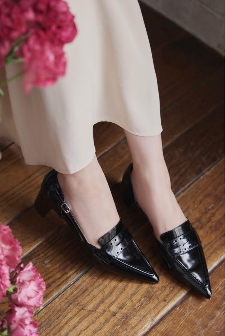 【美品】Her lip to Medallion Heel Loafer Her lip to Medallion Heel Loafer