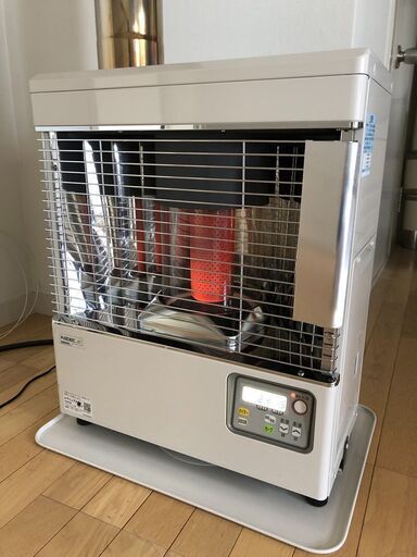 SUNPOT 半密閉式石油ストーブ KSH-483KL S 煙突式 2020年製 木造
