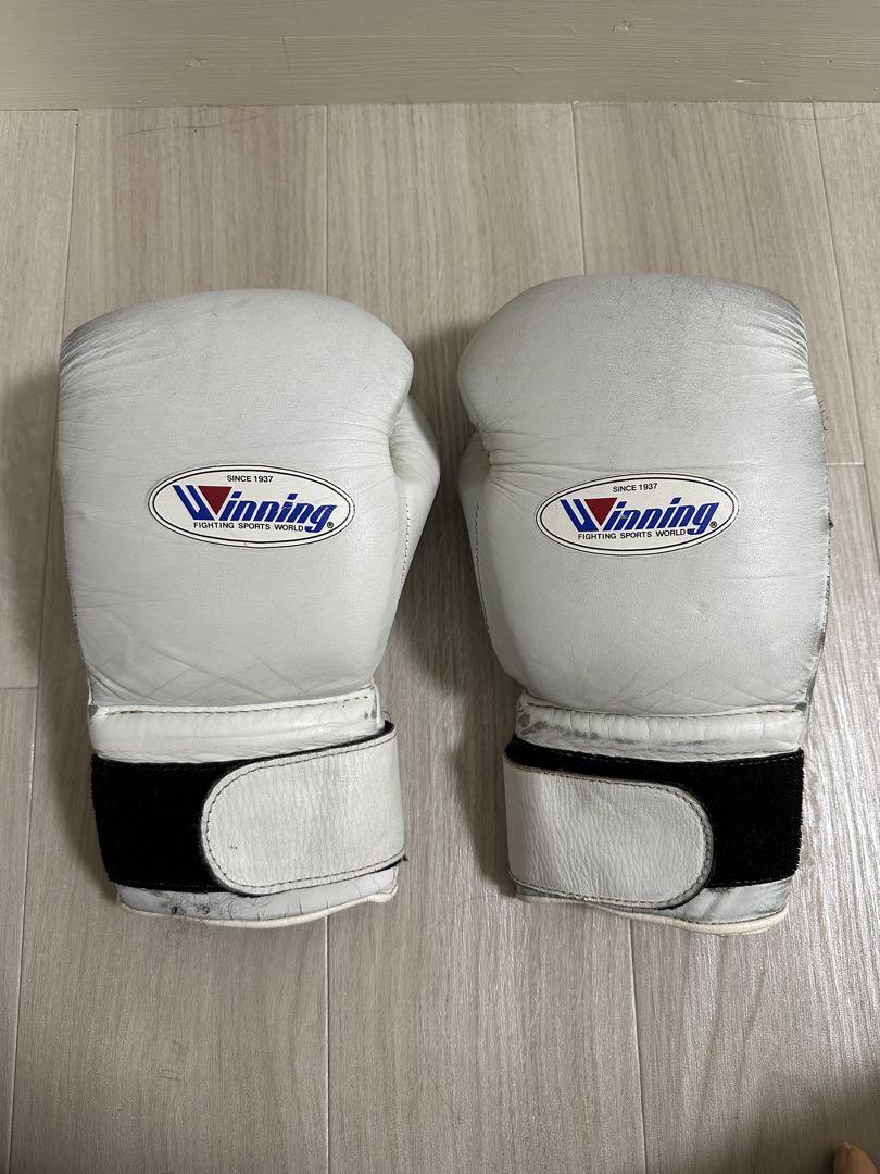 ボクシンググローブ winning 14オンス 白色 （10oz Winning