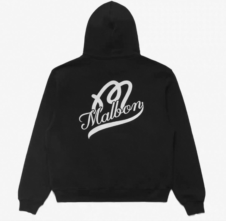 XL 黒 マルボンゴルフ MALBON GOLF パーカー ブラック（黒 XL