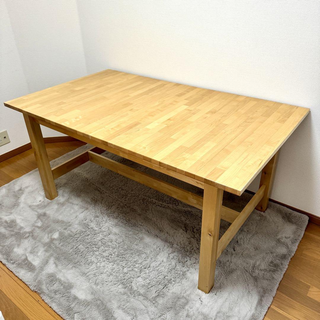 jh  【廃盤/美品】IKEA NORDEN 伸長式 ダイニングテーブル IKEA NORDEN イケア ノールデン 伸縮式 ダイニングテーブル (62