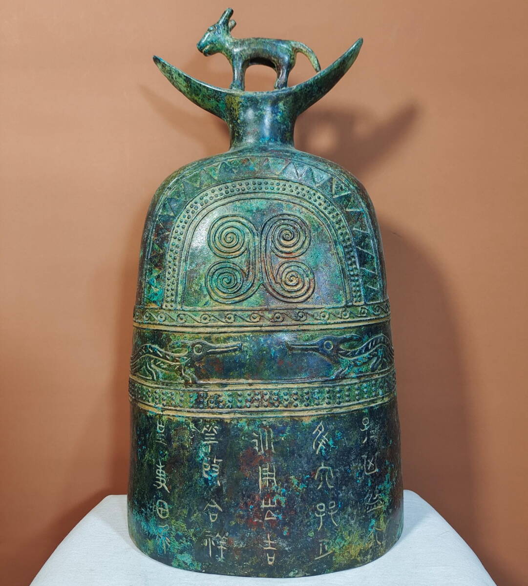 青銅偏鐘 Zhong Bell, 戰國秦青銅鐘, Ancient China