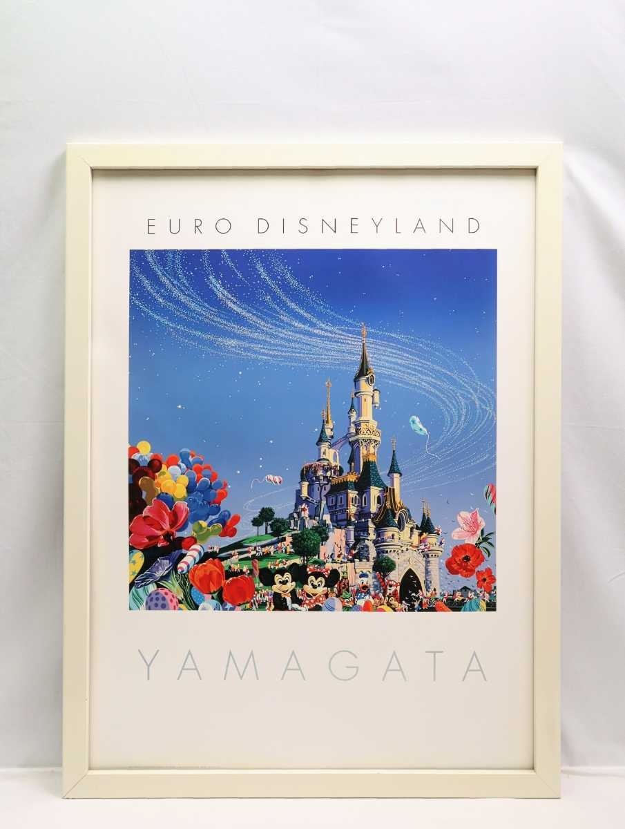 ヒロ・ヤマガタ 1992年大判オフセット「ユーロキャッスル」画寸