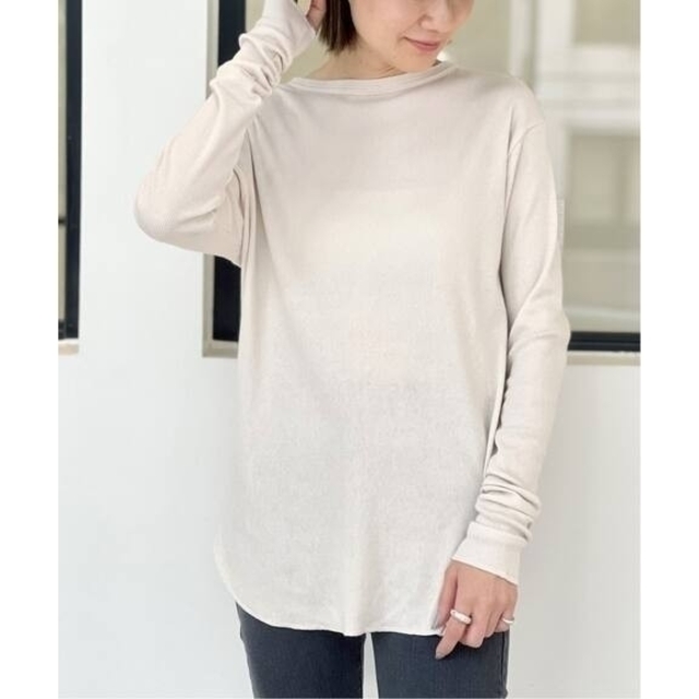 アパルトモン L'Appartement Rib L/S T-SH ホワイト L'Appartement アパルトモン Rib L/S T-sh 試着のみ