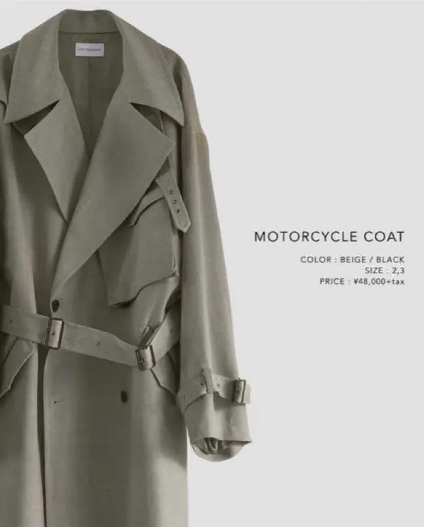 ryo takashimaモーターサイクルコート　MOTORCYCLE COAT COLIMBO 【ZX-0110 ROSSIGNOL SQDR MOTORCYCLE COAT ＜CHARCOAL