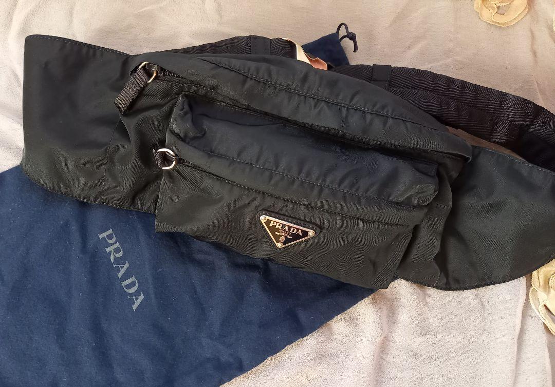 くぅさま　PRADA プラダ ウエストポーチ ボディバッグ ナイロン 黒 楽天市場】【バッグ】PRADA プラダ ボディバッグ ウエストポーチ