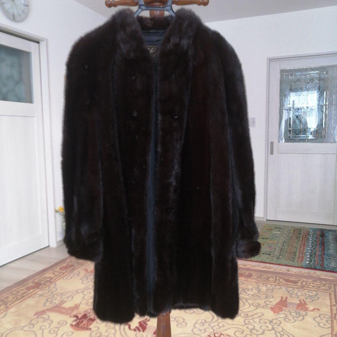 ミンク ファーコート レディース 11号 エレガンスエルファー