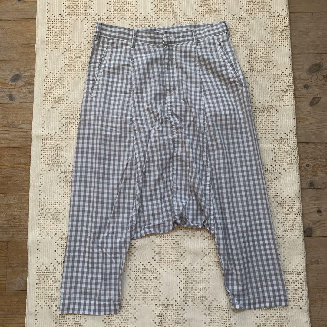 コムデギャルソン　ギンガムサルエルパンツ 2020AW COMME des GARCONS COMME des GARCONS コムデギャルソン