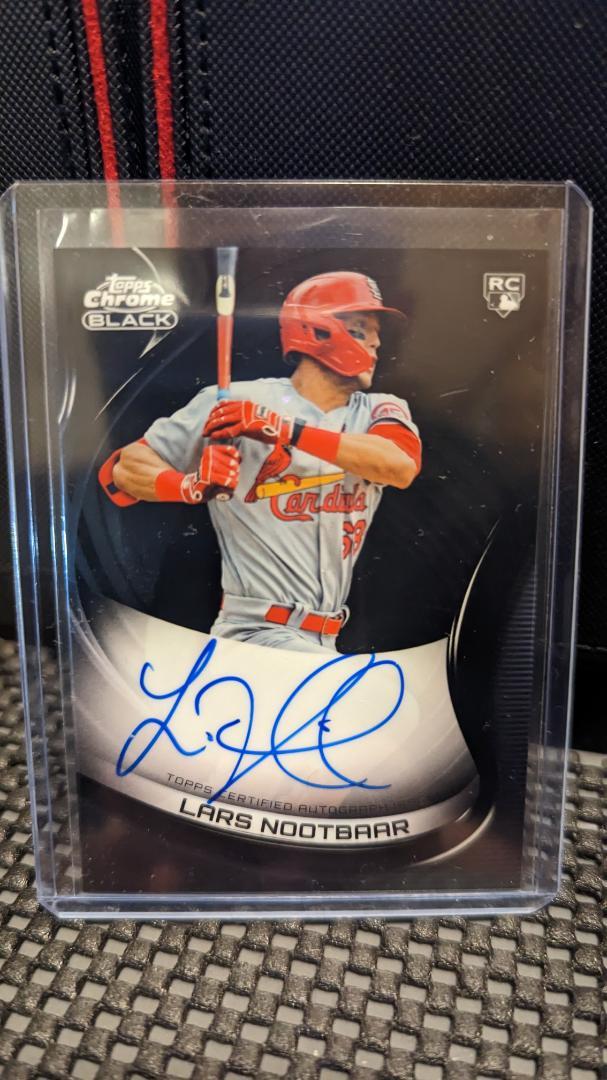 ゲームセンター・ゲームカード Lars Nootbaar Black Parallel Autographed Lars Nootbaar Black Parallel Autographed