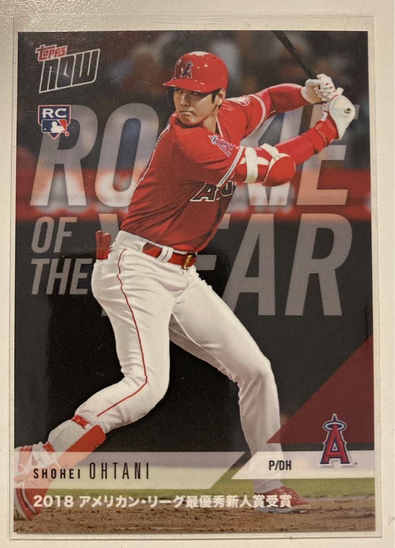 大谷翔平　Topps Now 2018 アメリカン・リーグ最優秀新人賞受賞 大谷翔平 Topps Now 2018 アメリカン・リーグ最優秀新人賞受賞