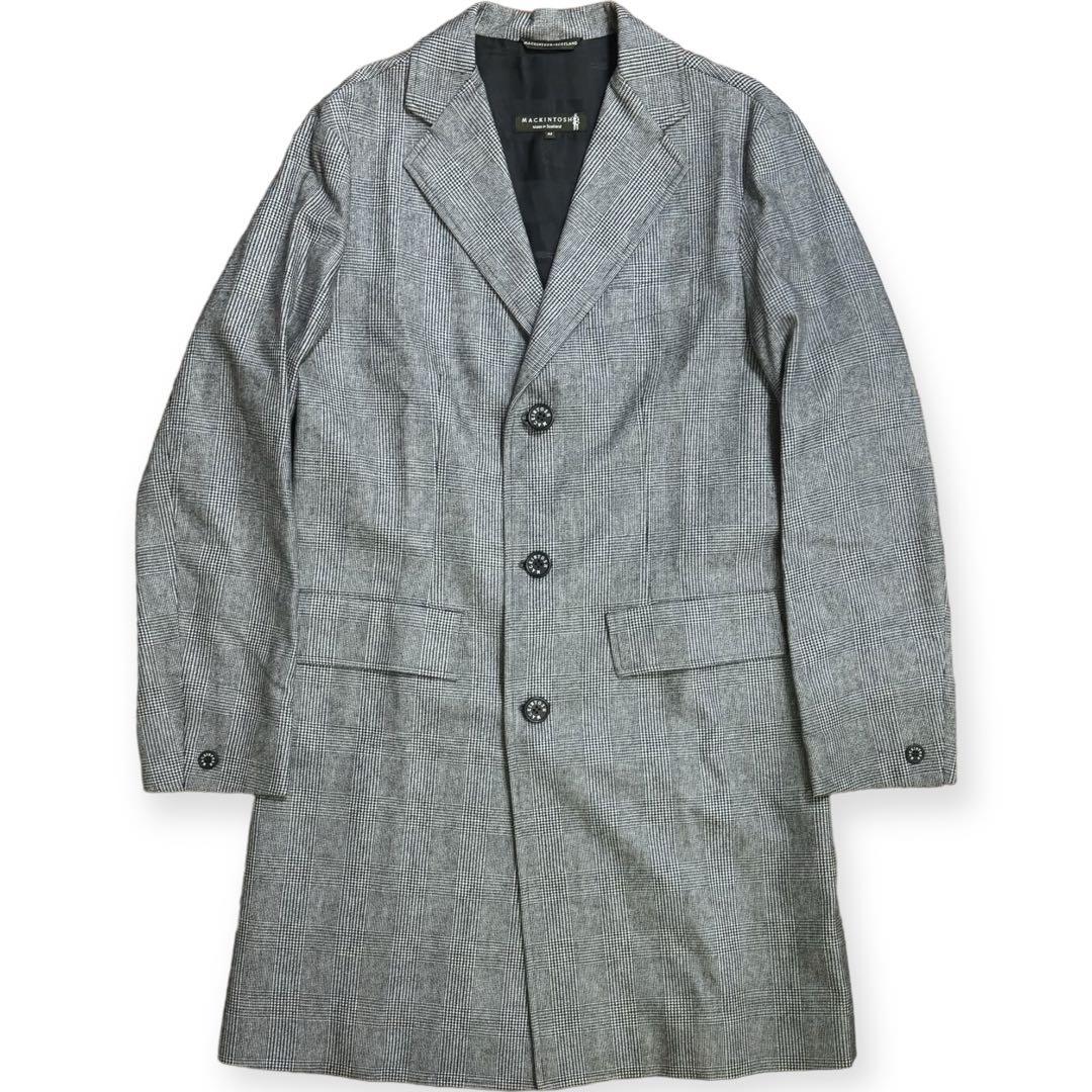 極美品 MACKINTOSH スコットランド製 グレンチェック チェスター