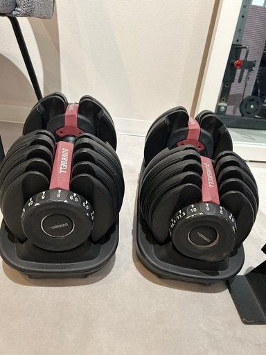 使用感あり】可変式ダンベル （12可変式ダンベル26kg×1 （中古D