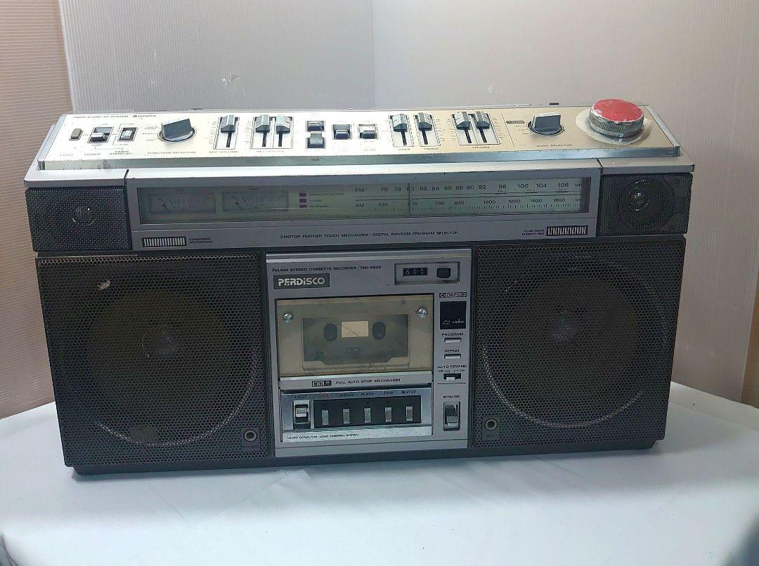 日立 ラジカセ TRK-8800 アダプター付き（HITACHI TRK-のYahoo