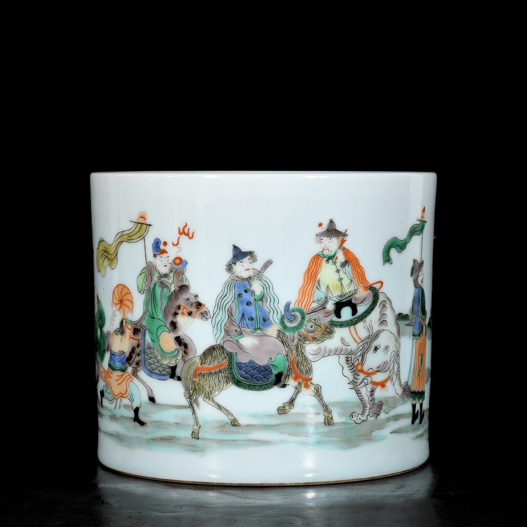 C+DS6417「東洋美術」骨董 人間国宝 磁器製品【清康熙琺瑯の
