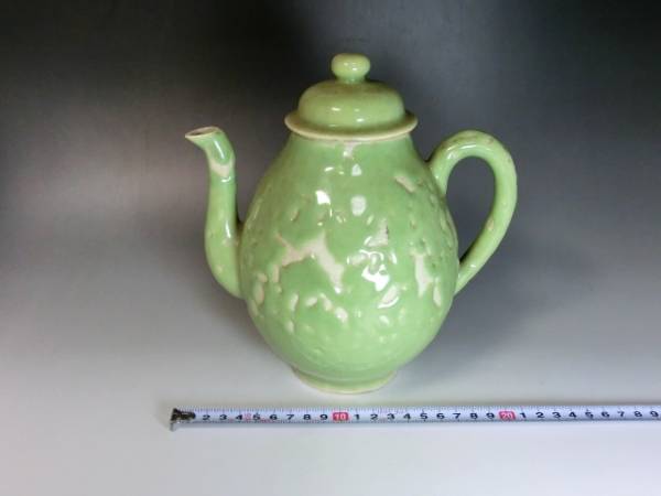 水注■古い青磁 水差し 時代物 古玩 唐物 中国 古美術 時代物 骨董品■ 2_141.jpg