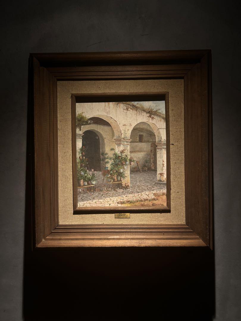Oil on canvas 写実画 リアリズム 精密風景画（スーパー