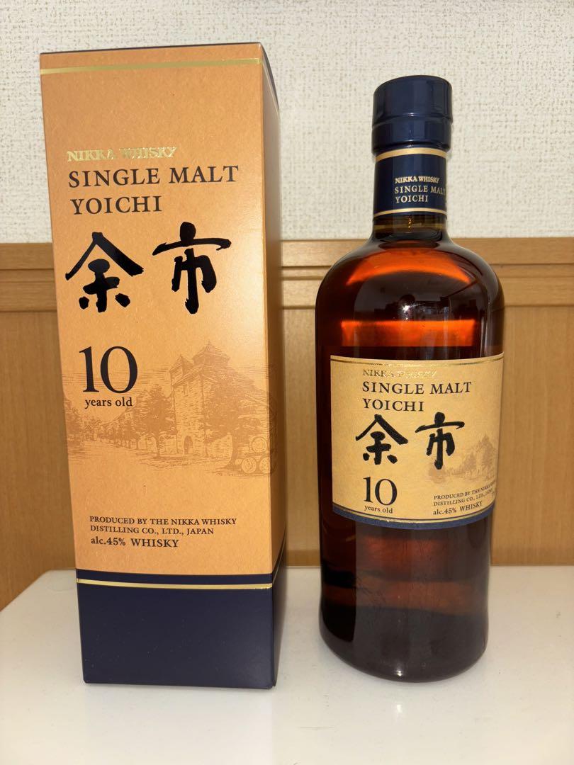 新品未開栓】ニッカ シングルモルト余市 10年 700ml（シングル