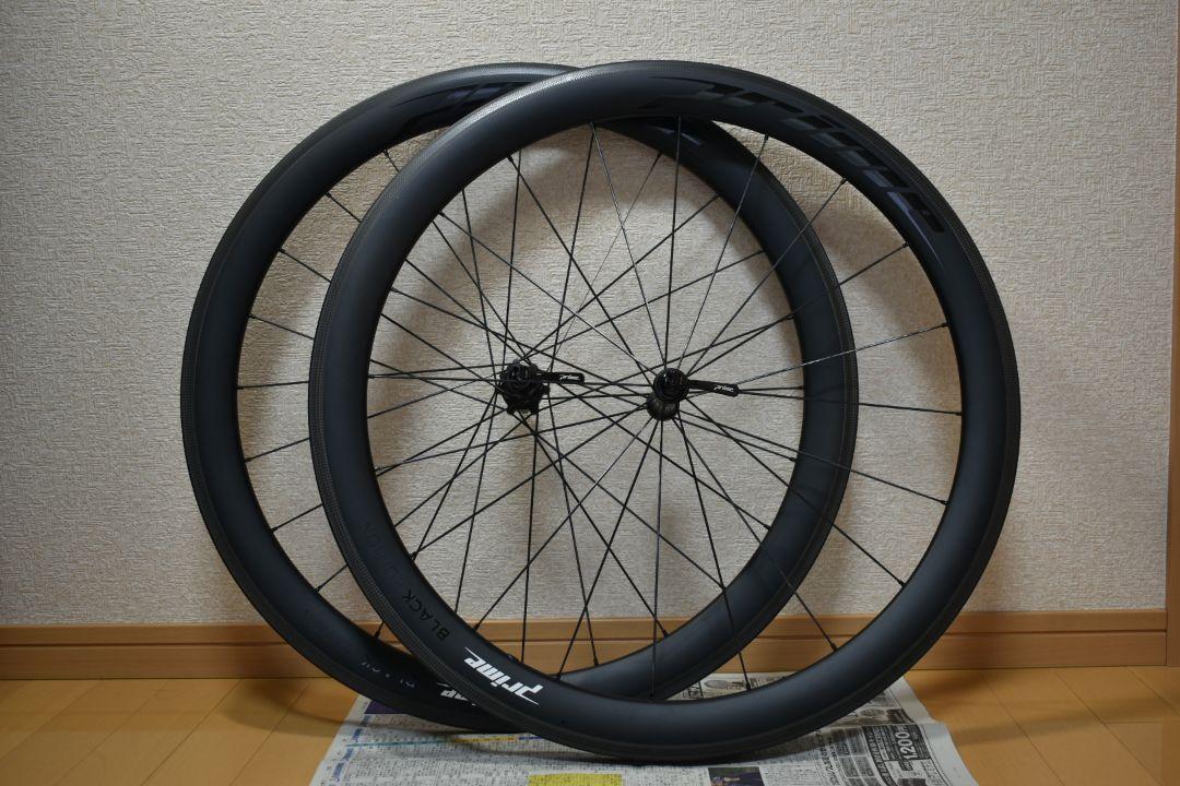 ロードバイク　カーボンホイール　Prime Black Edition38美品☆ プライム PRIME ブラック エディション ディスク BLACK EDITION