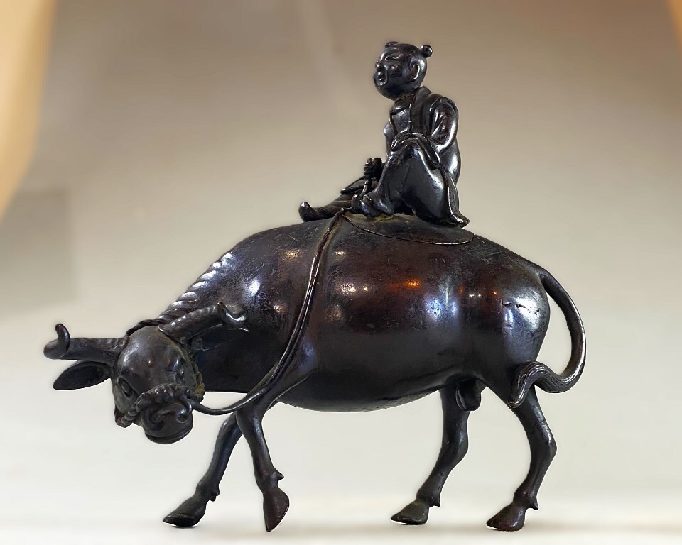 中国古玩　古銅　牛香炉　920g 幅約20㎝　東さ7-0624① 中国古玩 古銅 牛香炉 920g 幅約20㎝ 東さ7-0624① - メルカリ