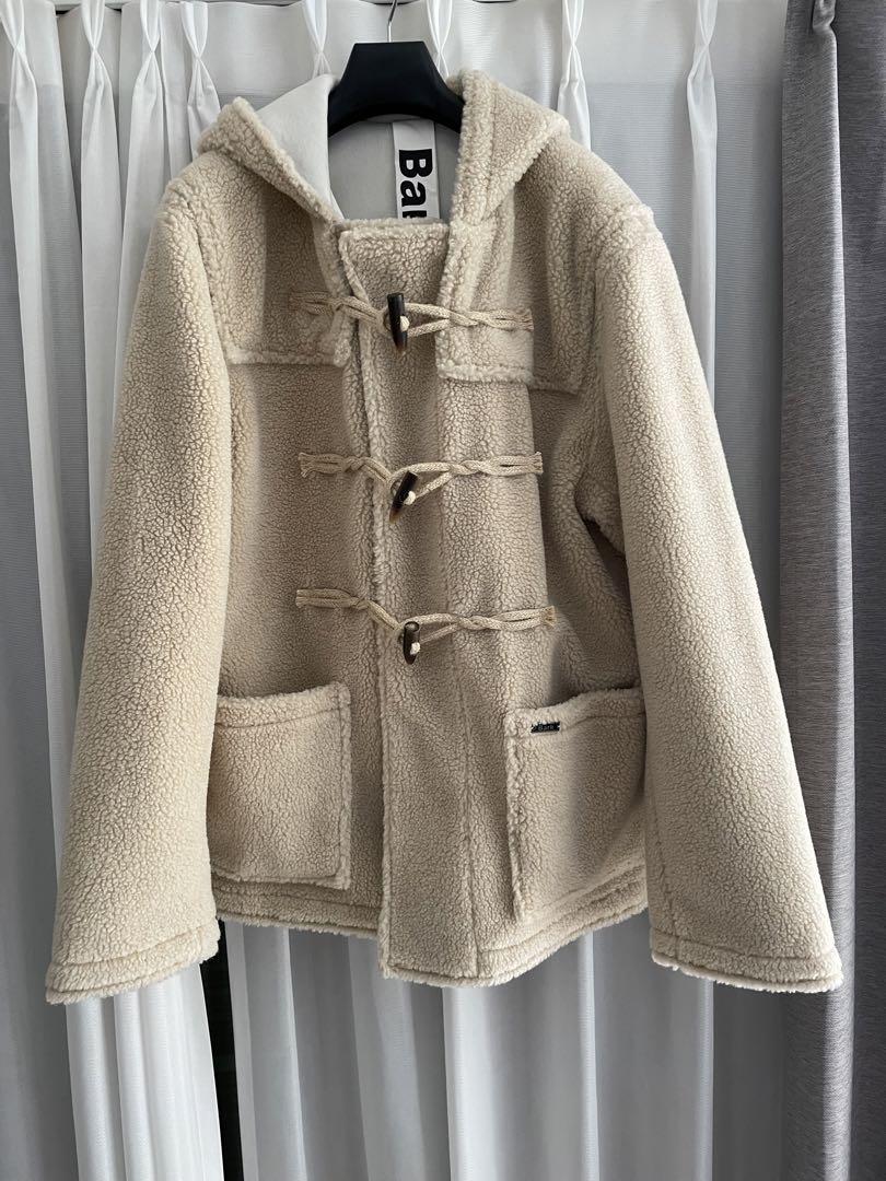 『MASH』Bark フード付きダッフルコート アイボリー 楽天市場】Bark ニットダッフル バーク ニットダッフル Bark