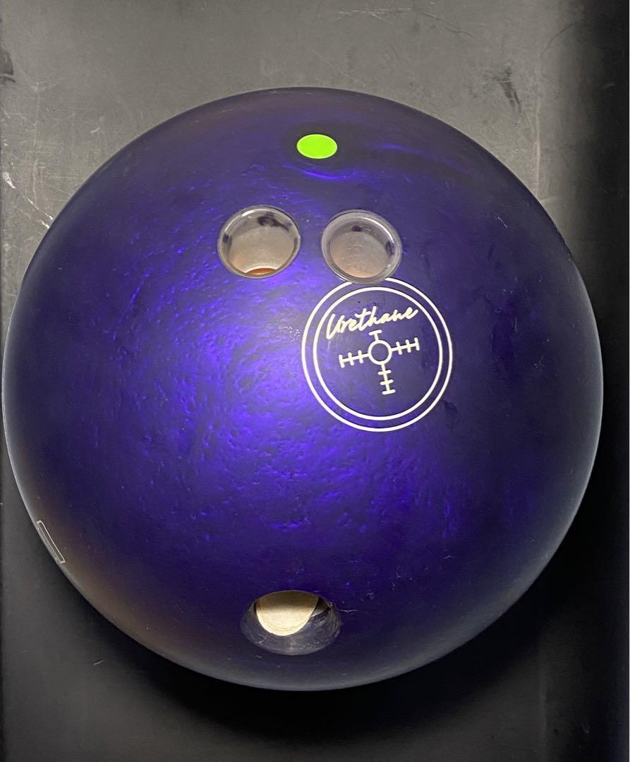 ボウリング ハンマー パープルパール ウレタン 14ポンド 美品
