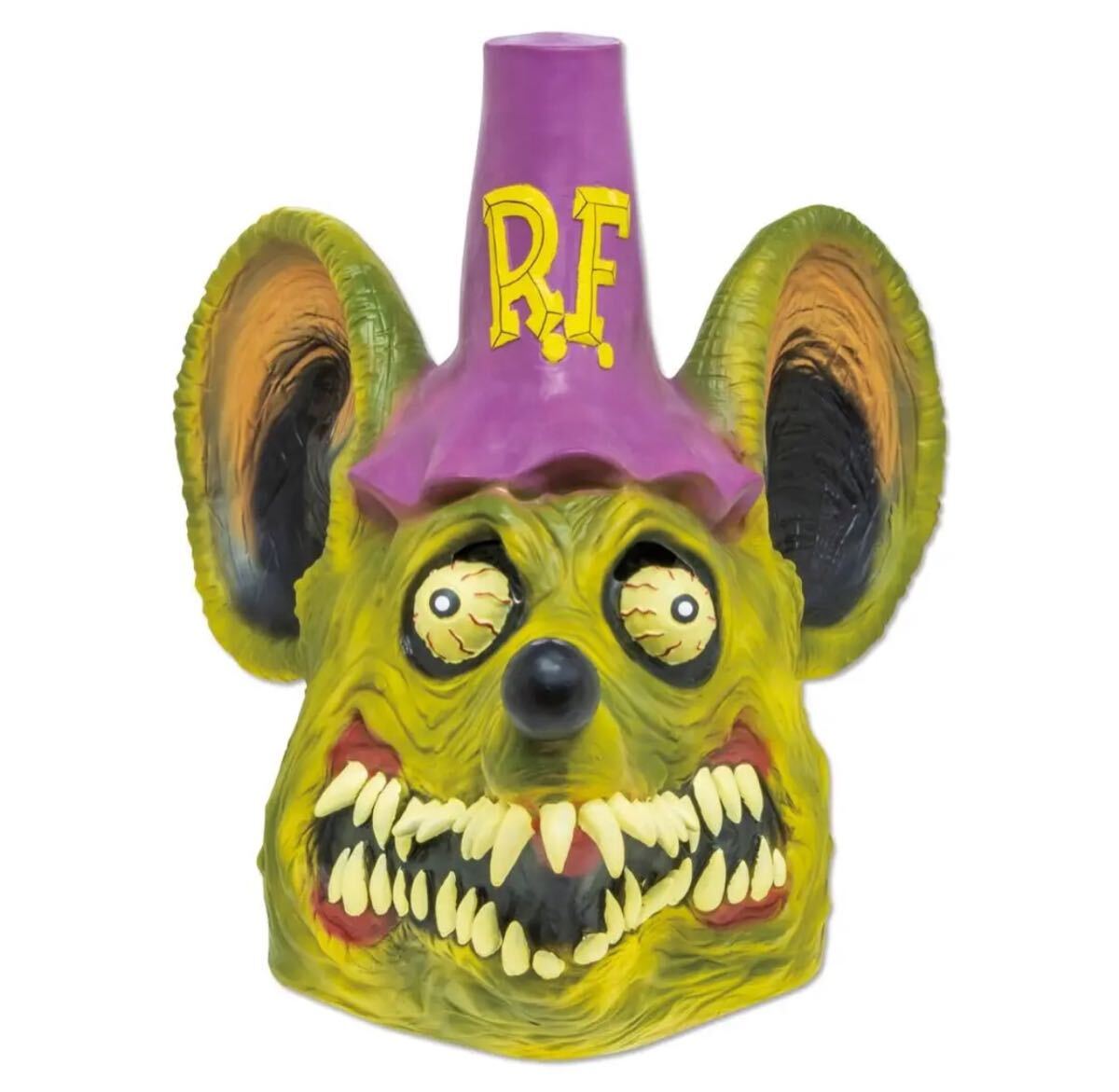ラットフィンクの マルチカバー 検(RAT FINK MOON EYES G841 ラットフィンク ラバーマスク 2021 Ver. ratfink moon eyes